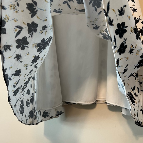 ML Monique Lhuillier NWT Floral Eyelet Skirt Size 16 Lined Romantic - Picture 7 of 13